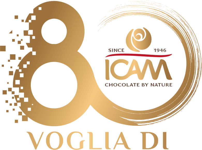 Logo 80 anni ICAM voglia di