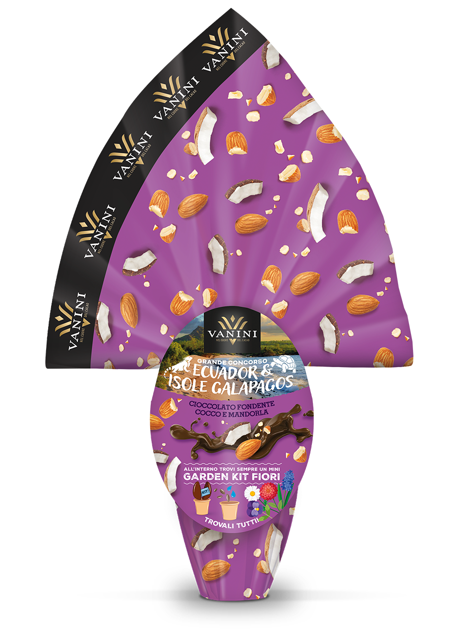 UOVO Cioccolato fondente cocco e mandorla